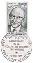 Le timbre Robert Schuman