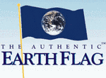 Drapeau authentique du Jour de la Terre